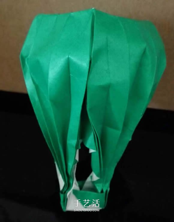 折纸热气球的方法过程 热气球的折法图解教程