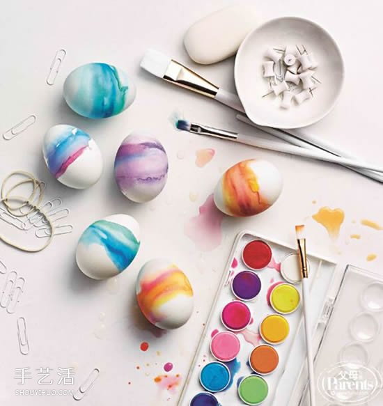 手工彩蛋制作方法教程 幼儿园简单彩蛋DIY绘画