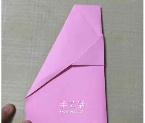 最简单纸飞机折纸图解 飞起来非常平稳持久