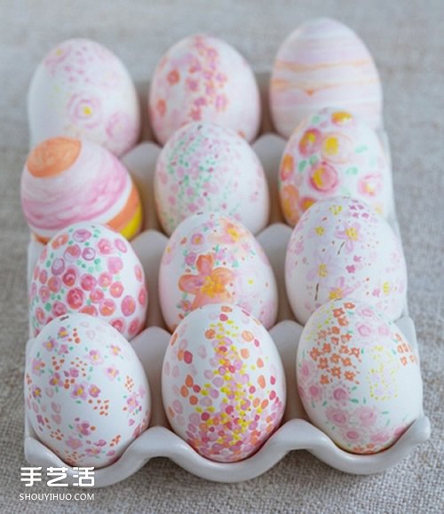 手绘鸡蛋装饰DIY图片 漂亮的彩蛋装饰品制作