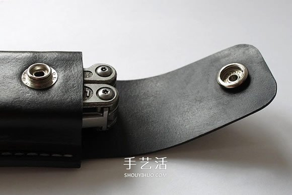 自制折叠刀保护套教程 皮革刀具保护套的做法