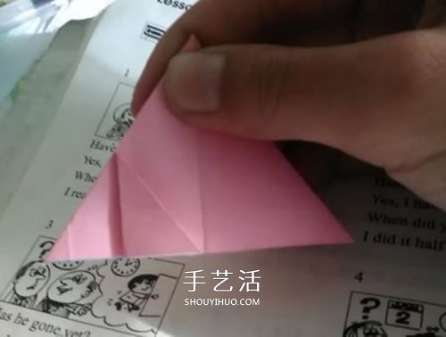 牵牛花的折纸步骤图解 怎么折喇叭花的教程