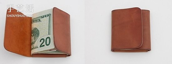 最简单皮革钱包制作 自制折叠钱包的方法