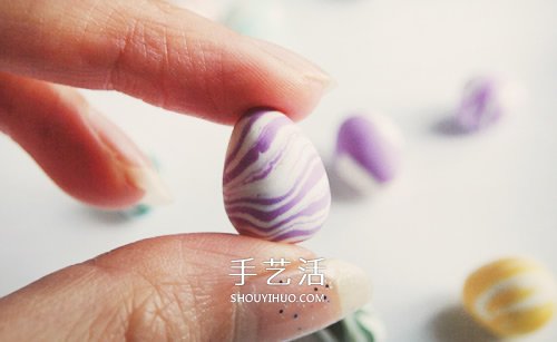 超可爱的粘土饰品 超轻粘土DIY制作复活节彩蛋