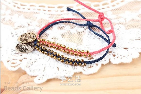 带挂件串珠编织手链DIY 洋溢着活泼可爱的气息