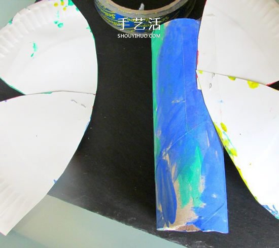 幼儿园纸盘蝴蝶的做法 卷纸筒手工制作蝴蝶
