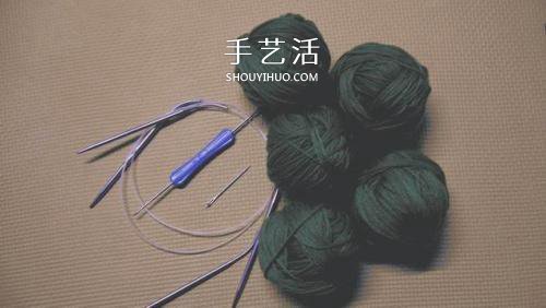 手工毛线编织单肩挎包的方法图解教程