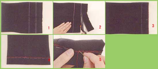 自己修裤：裤子改长短及宽窄的方法