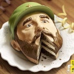 独裁者头像蛋糕
