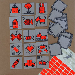 硬纸板废物利用DIY手工制作好玩的游戏卡片