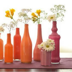 废旧玻璃瓶手工制作漂亮花瓶的方法