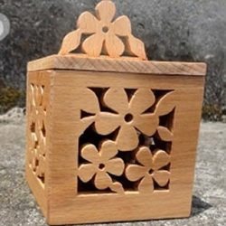 木头盒子制作方法 镂空带盖木盒的做法图解