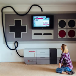 电玩宅老爸：把儿童房改造成任天堂游戏机！