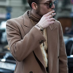 2015 米兰秋冬时装周 最时髦型男街拍追击