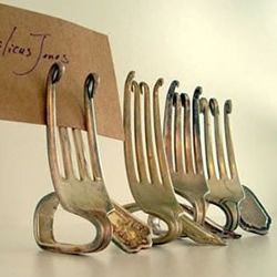 金属叉子制作有趣小物件的方法