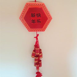 红酒瓶塞制作爆竹 做一个喜庆的春节新年挂饰