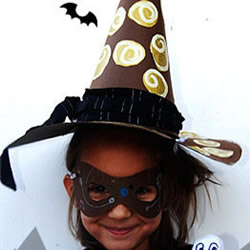 自制女巫帽的方法图解 万圣节幼儿女巫帽做法