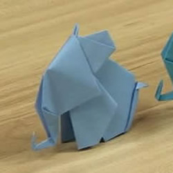 立体大象怎么折图解 折纸大象的步骤图解