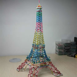 埃菲尔铁塔模型制作 回形针做埃菲尔铁塔教程