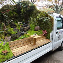 景观艺术家的移动庭院 卡车上也能尽情玩园艺