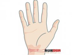 普贤居课堂教之掌纹图解：手相手腕线算命图解
