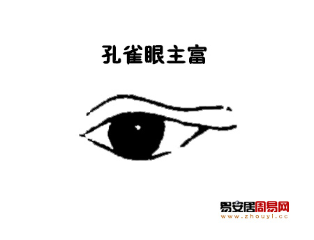 孔雀眼睛面相图解